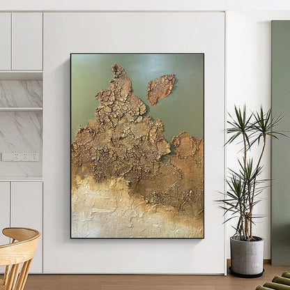 Textured Earth - like Abstract Art for Geology Museum Café & Nature - Themed Art Gallery DLZ2209