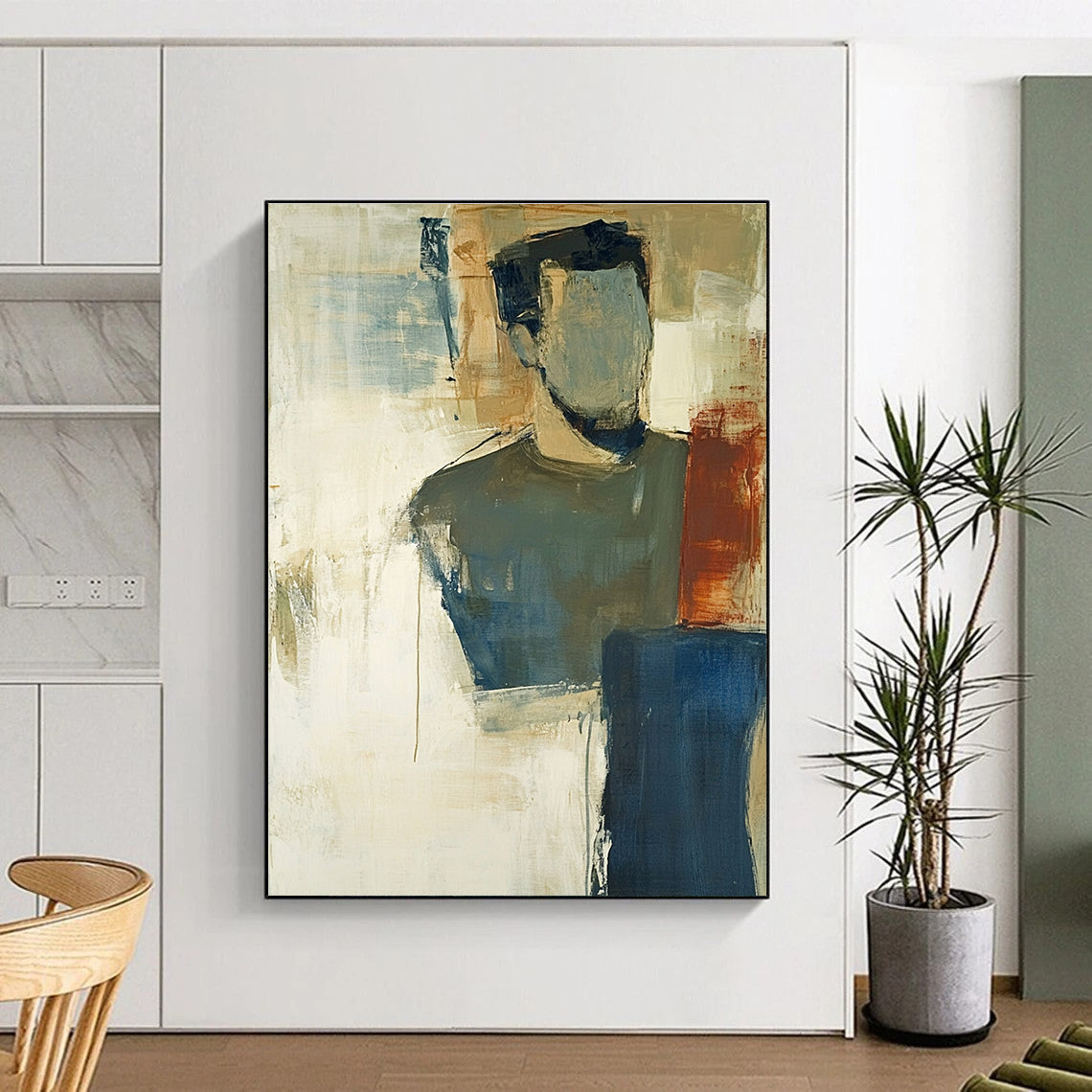 Abstract Portrait Figure for Contemporary Gallery & Creative Studio STSC624