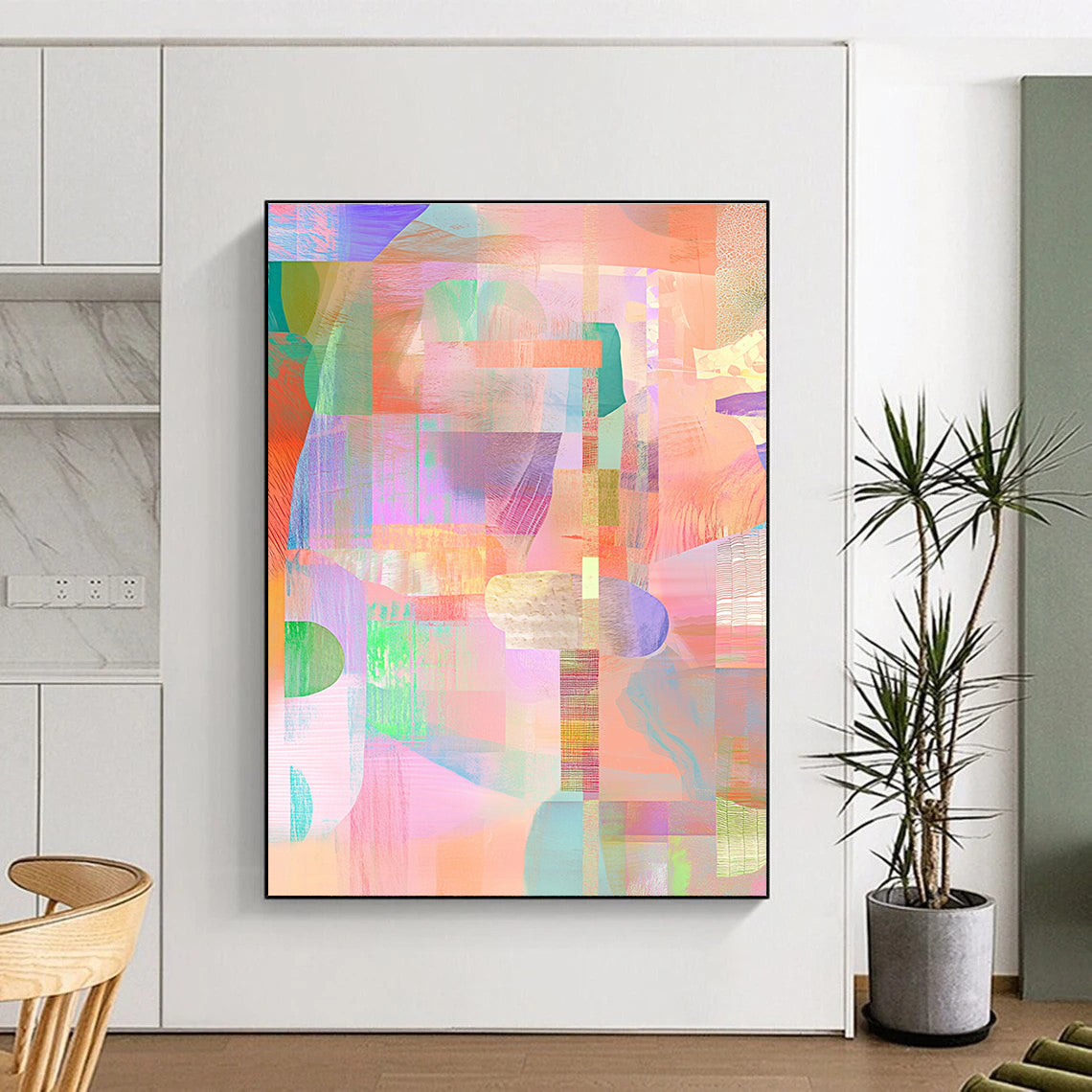 Pastel Color Collage for Bohemian - Style Bedroom & Artistic Retail Space STSC561
