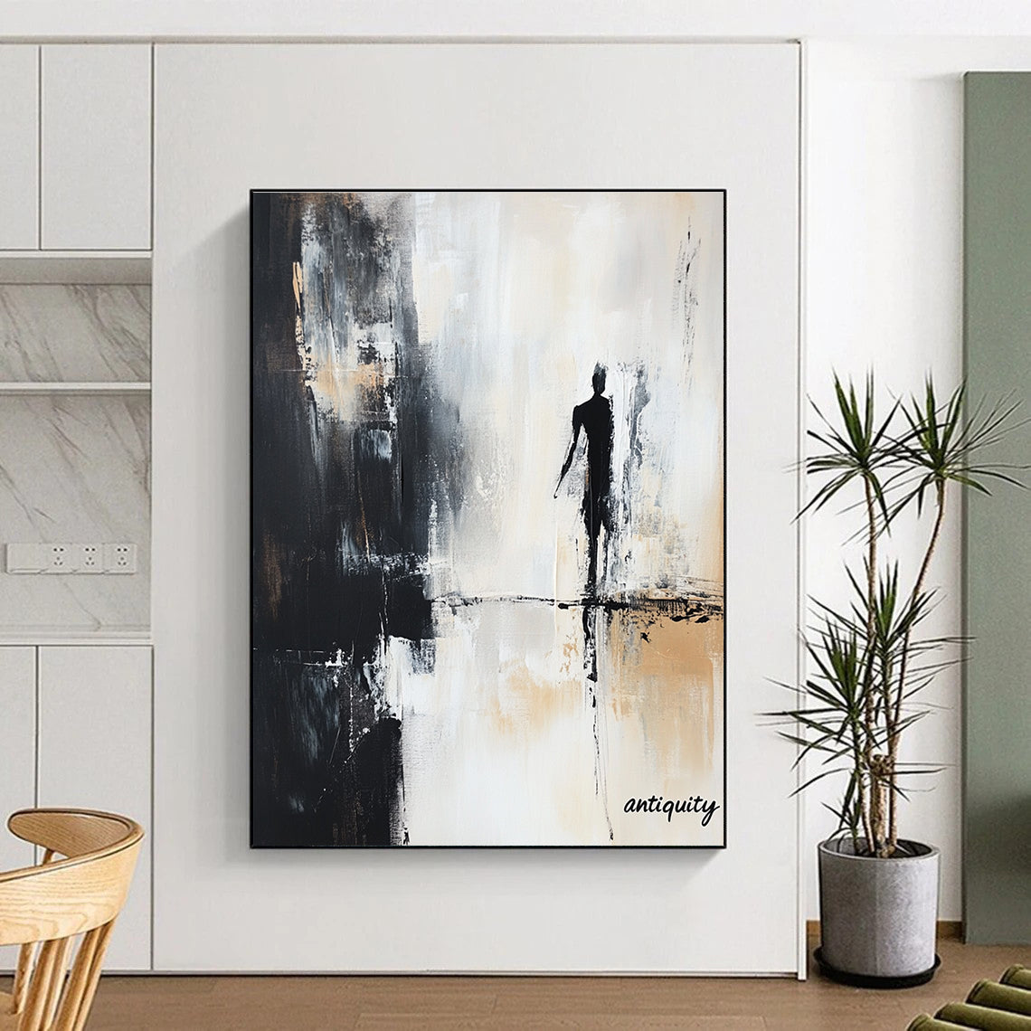 Silhouette Figure Abstract Art for Bedroom & Study STSC709