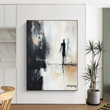 Silhouette Figure Abstract Art for Bedroom & Study STSC709