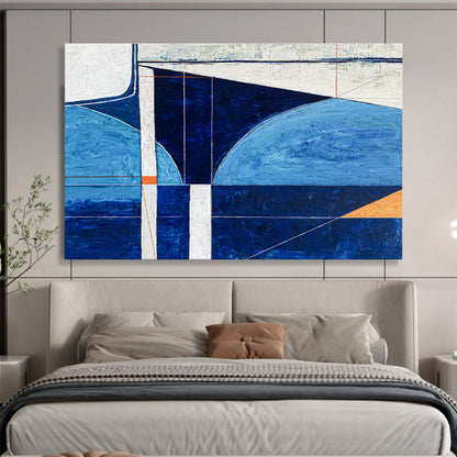 Geometric Line Abstract Art for Modern Office Reception DLZ2924