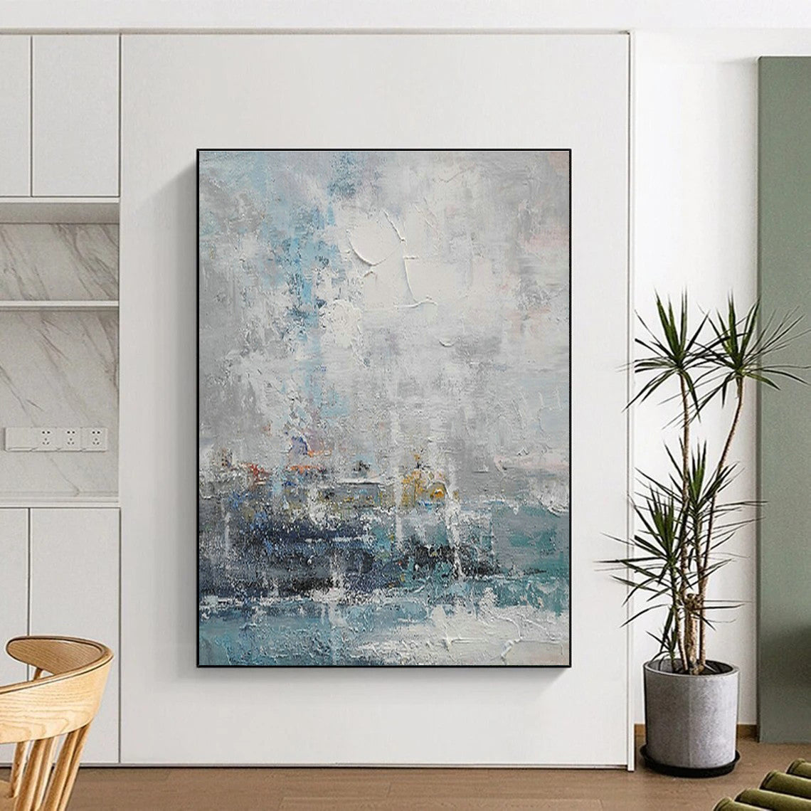Impressionistic Sea - Scape Art for Coastal Restaurant & Bedroom DLZ2011
