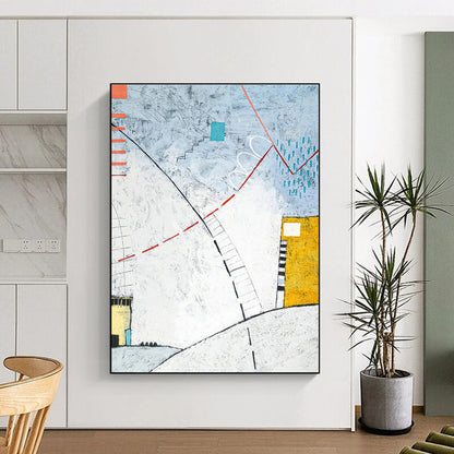 Geometric Line Abstract Art for Architectural Firm & Home Study DLZ1099