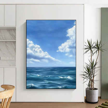 Ocean and Sky View for Beach House Living Room & Nautical - Themed Café STSC1215
