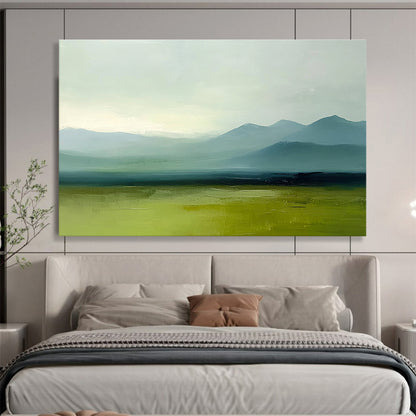 Misty Mountain Landscape Art for Spa Waiting Room & Nature - Inspired Home SC409