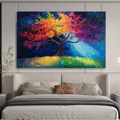 Fantasy Tree Night Sky Art for Boho - Chic Rooftop Garden Hangouts DLZ3197