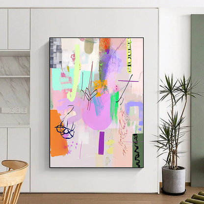 Vibrant Abstract Shapes for Modern Home Playroom & Creative Office Space STSC1042