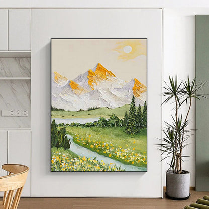 Pastoral Landscape Art for Country Inn Breakfast Nook & Garden Center DLZ1044