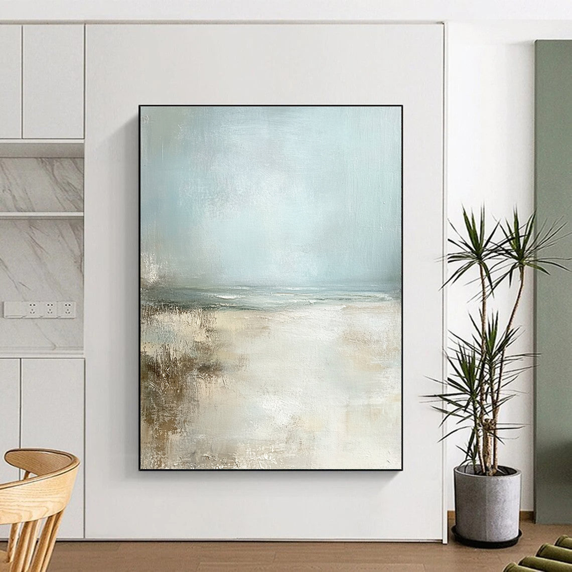 Soft Beach Haze Art for Beachfront Bungalow & Yoga Studio STSC095