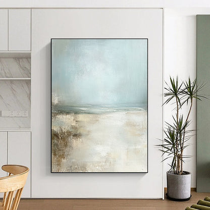 Soft Beach Haze Art for Beachfront Bungalow & Yoga Studio STSC095