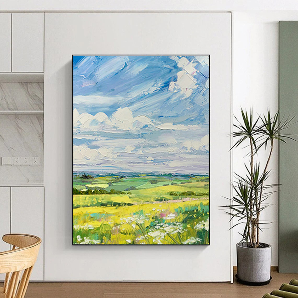 Pastoral Landscape Oil Painting for Country Inn & Nature Reserve Visitor Center DLZ1057