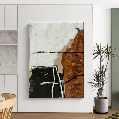 Bold Mixed - Tone Abstract Art for Industrial Loft & Creative Studio DLZ2014