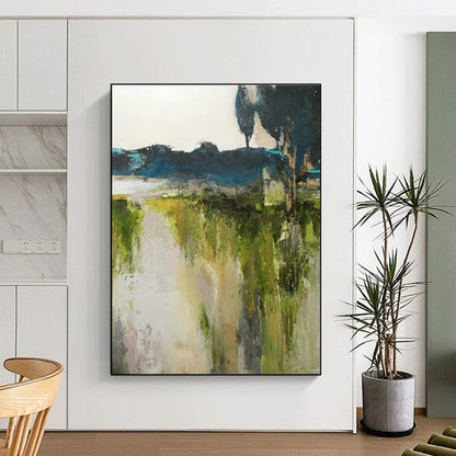 Impressionist Double Landscape Art for Lakeside Retreat & Art - Themed B&B DLZ1029