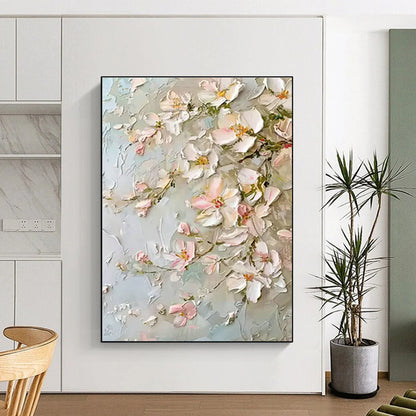 3D Floral Relief Art for Romantic Boudoir & High - End Bridal Shop DLZ0738