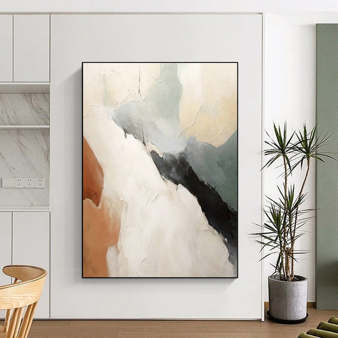 Colorful Abstract Color Block Art for Living Room & Office DLZ0438