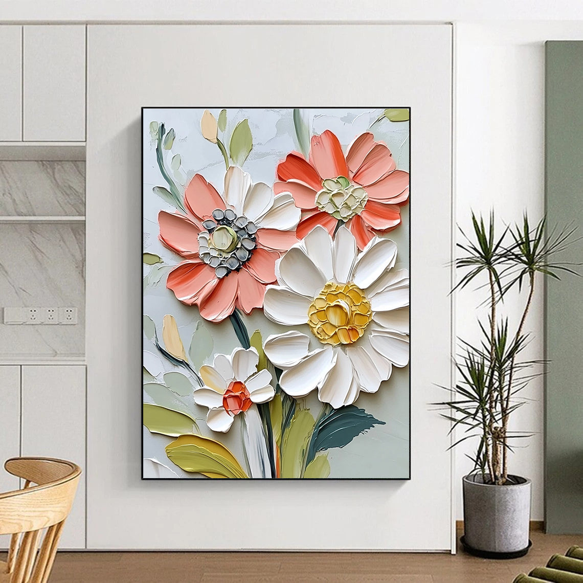 Textured Floral Bouquet for Feminine Bedroom & Floral Design Studio STSC1126