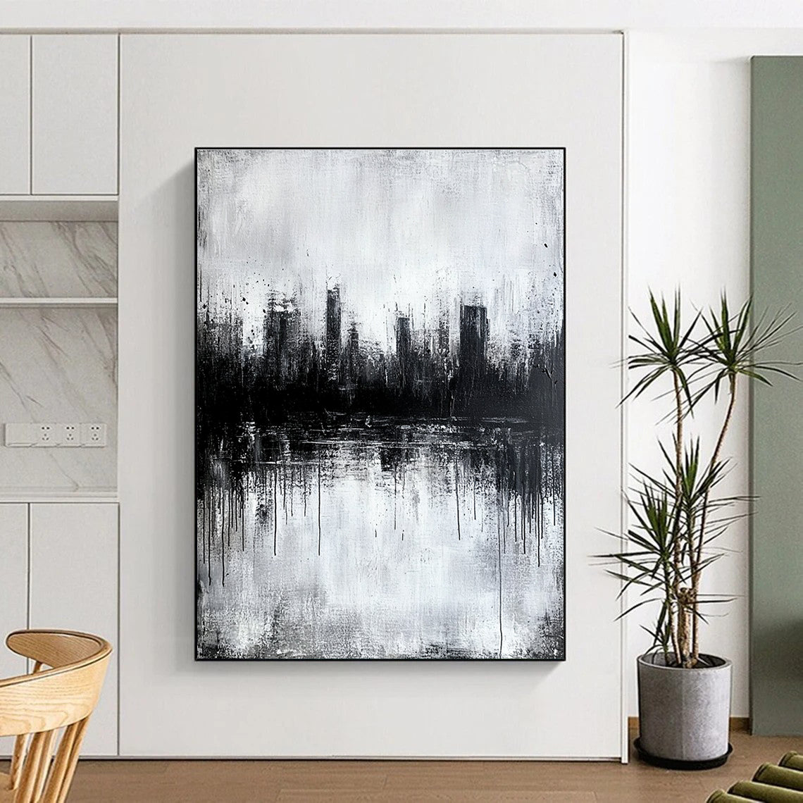 Dramatic Urban Art for Industrial Loft & Art Exhibit STSC025