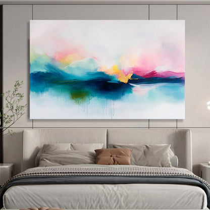Colorful Abstract Sky Art for Bohemian Living Room & Creative Lounge SC383