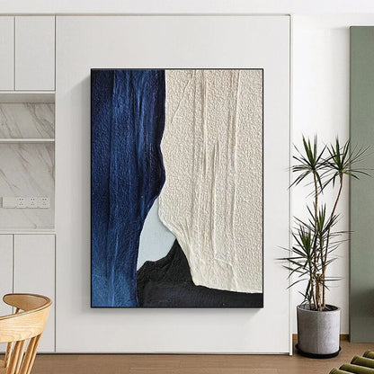 Fabric Collage Abstract Art for Bohemian Living Room & Textile Art Gallery DLZ2247