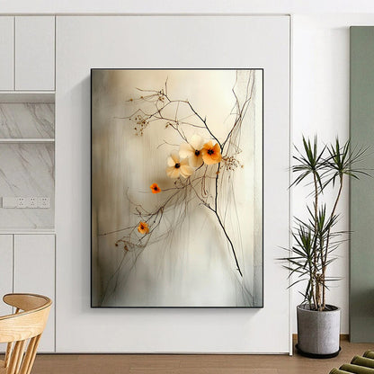 Delicate Dried Flower Arrangement for Minimalist Spa & Rustic Home Decor STSC856
