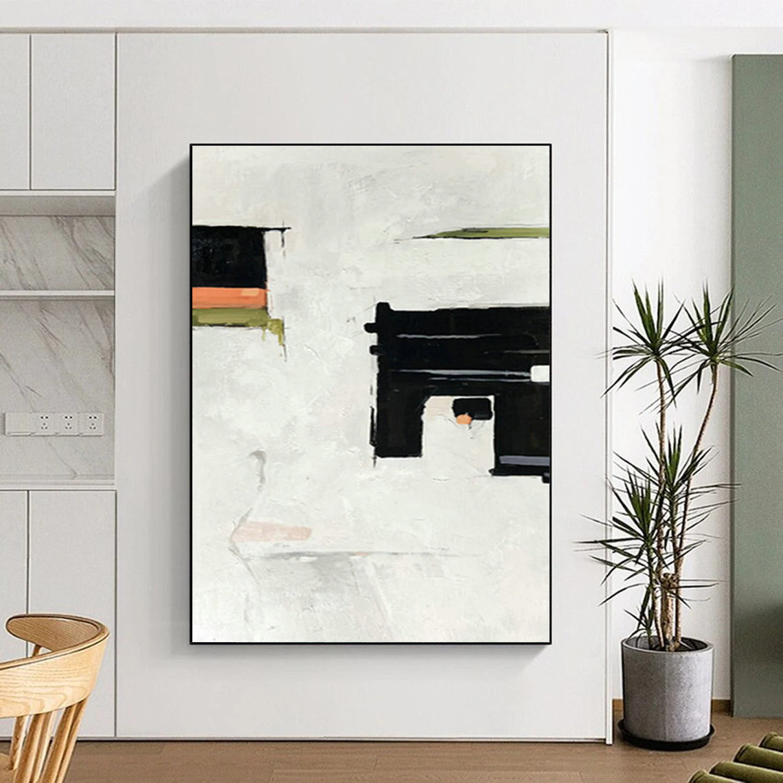 Minimalist Block Abstract Art  for Living Room & Office DLZ0507