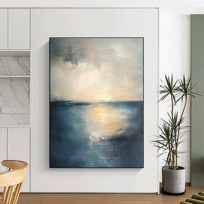 Serene Sea at Dusk for Coastal Bedroom & Relaxing Spa Lounge STSC461