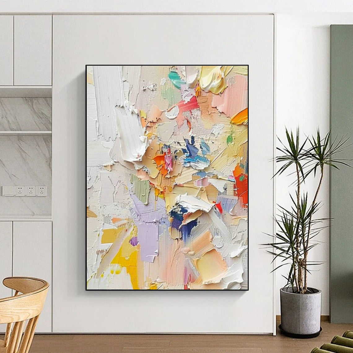 Colorful Thick - Paint Art for Playful Kids’ Room & Art Café DLZ0978