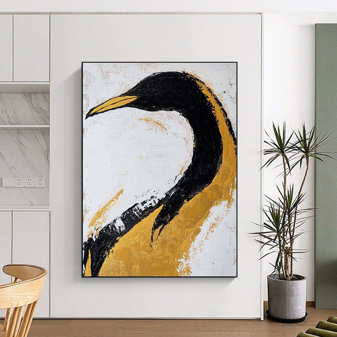 Stylish Avian Art for Art Deco Café & Luxury Home Office STSC011
