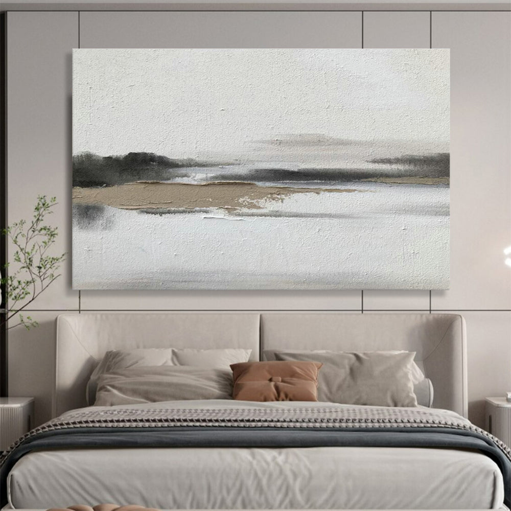 Ink - Style Landscape Art for Zen - Inspired Home Living Room Corners DLZ3295