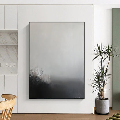 Misty Landscape Abstract for Thoughtful Reading Nook & Lakeside Cottage STSC288