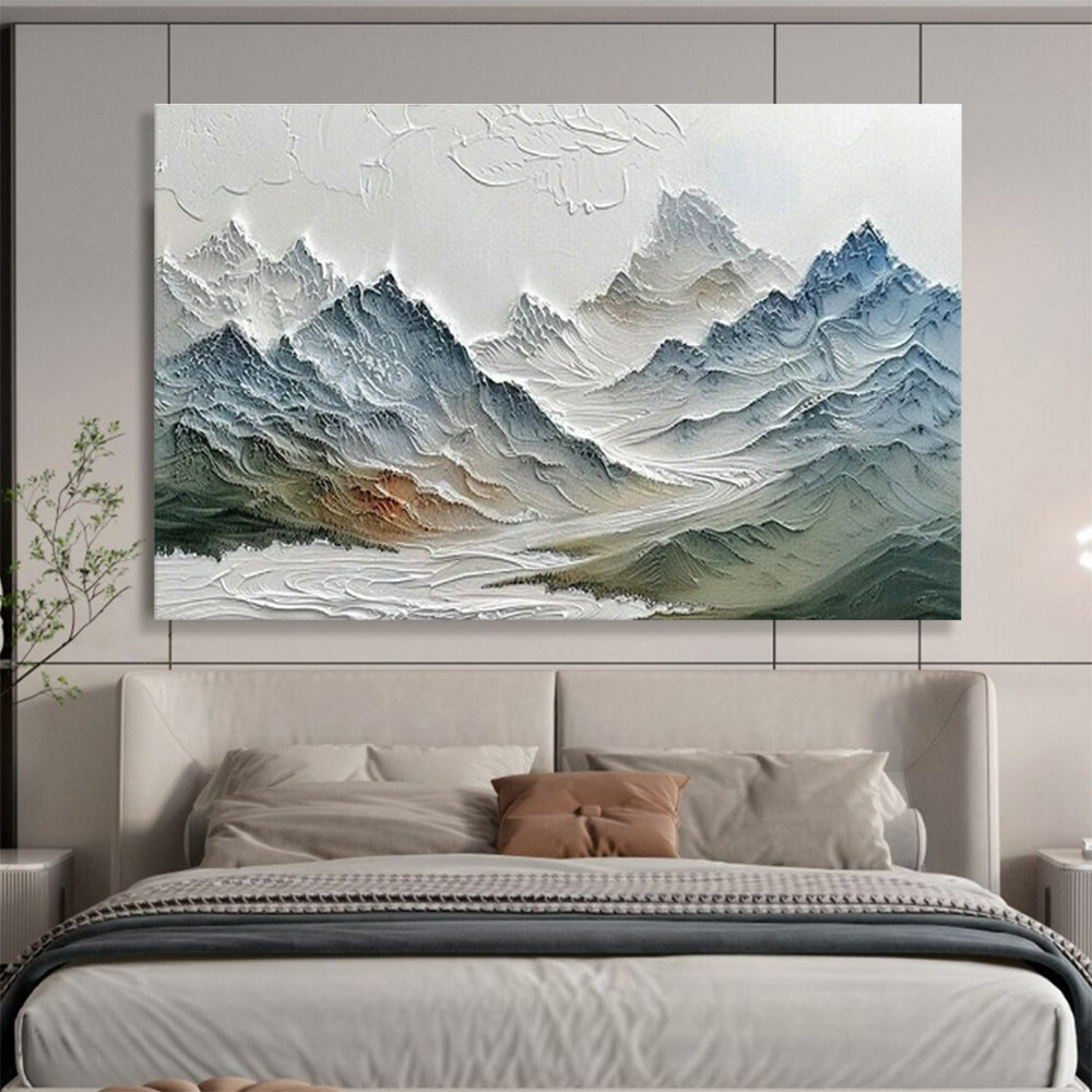 3D Mountain Relief Art for Grand Foyer with Nature Vibe DLZ2837