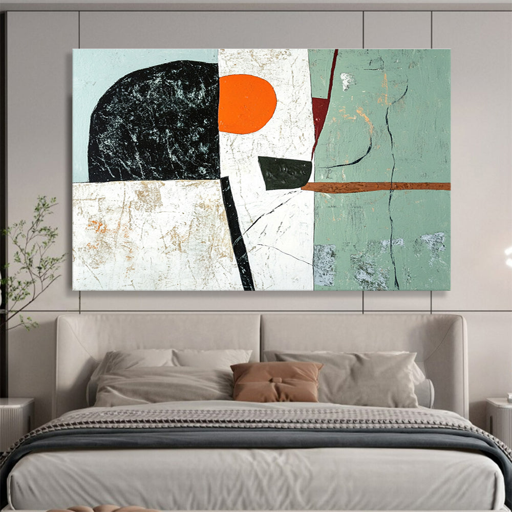 Abstract Geometric Shapes Art for Modern Office & Contemporary Art Gallery SC192