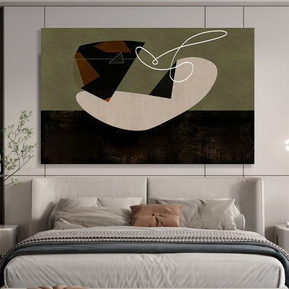 Geometric Line Abstract Art for Modern Office DLZ2746