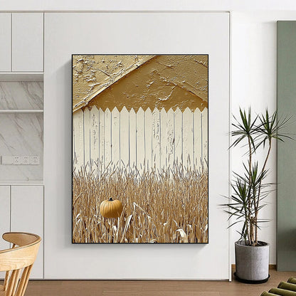 Autumn Pumpkin Field for Farmhouse Kitchen & Rustic Café STSC890
