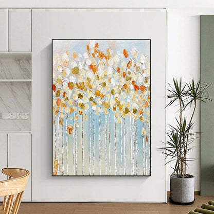 Textured Floral Tree Art for Bohemian - Style Bedroom & Nature - Loving Café DLZ2141