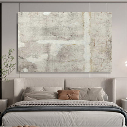 Light Gray Texture Abstract Art for Minimalist Office Waiting Rooms DLZ2618