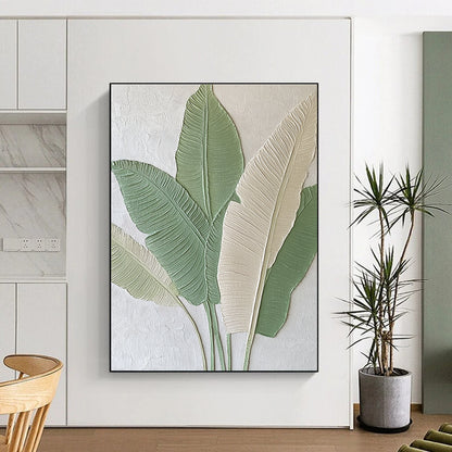 Tropical Relief Art for Beach House & Jungle - Themed Café STSC001