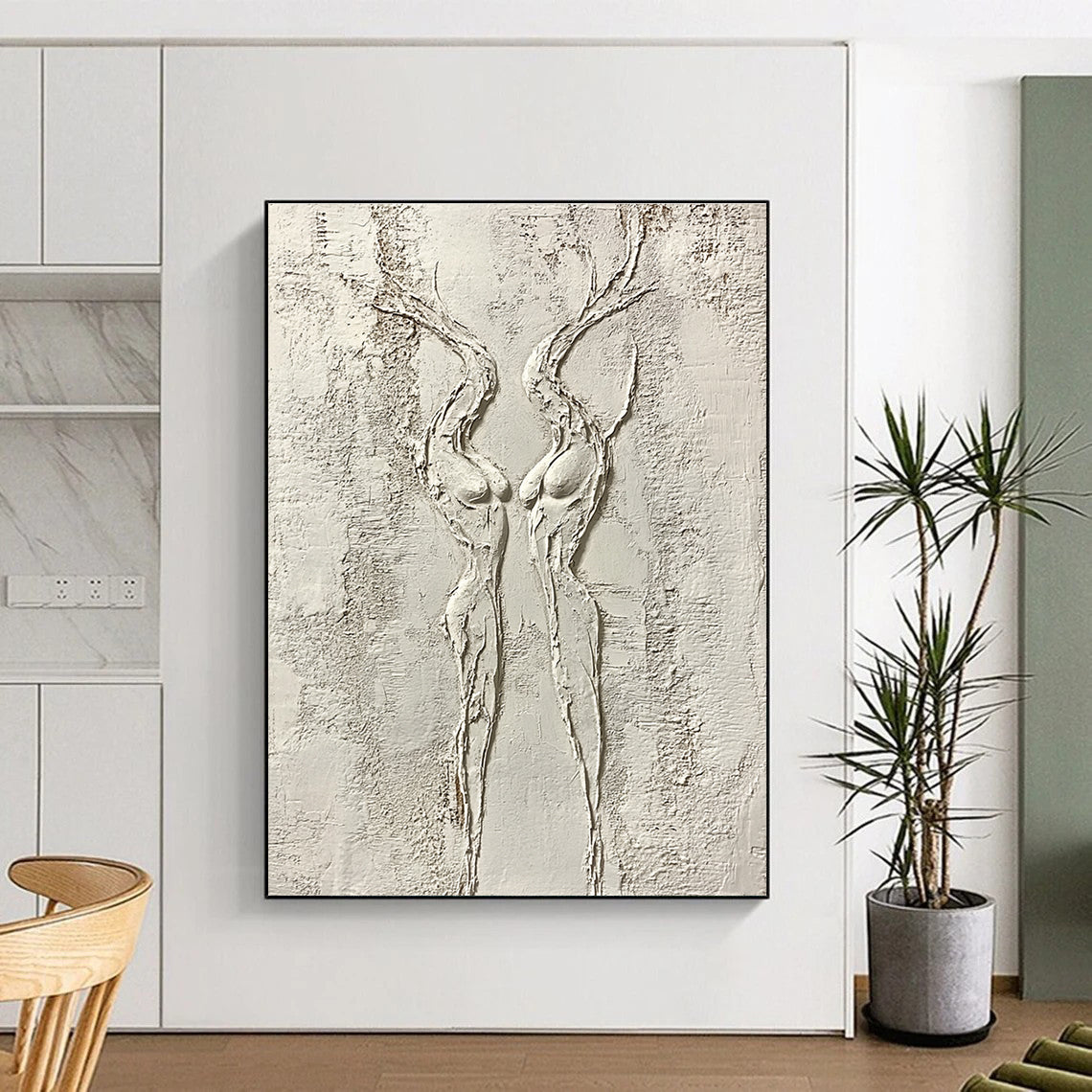 Textured Female Forms for Feminine Art Gallery & Modern Spa STSC978
