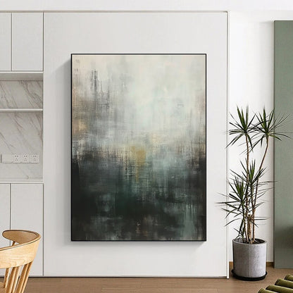 Muted Abstract Cityscape for Thoughtful Library & Industrial - Chic Loft STSC604