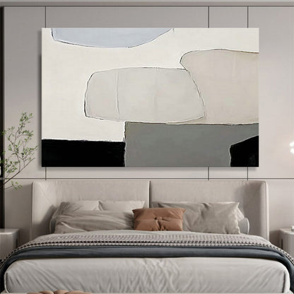 Simple Color - Block Abstract Art for Minimalist Dining Room DLZ2981