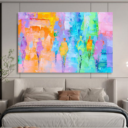 Vibrant Figure Abstract Art for Fashion - Forward Boutique & Artistic Dance Studio SC177