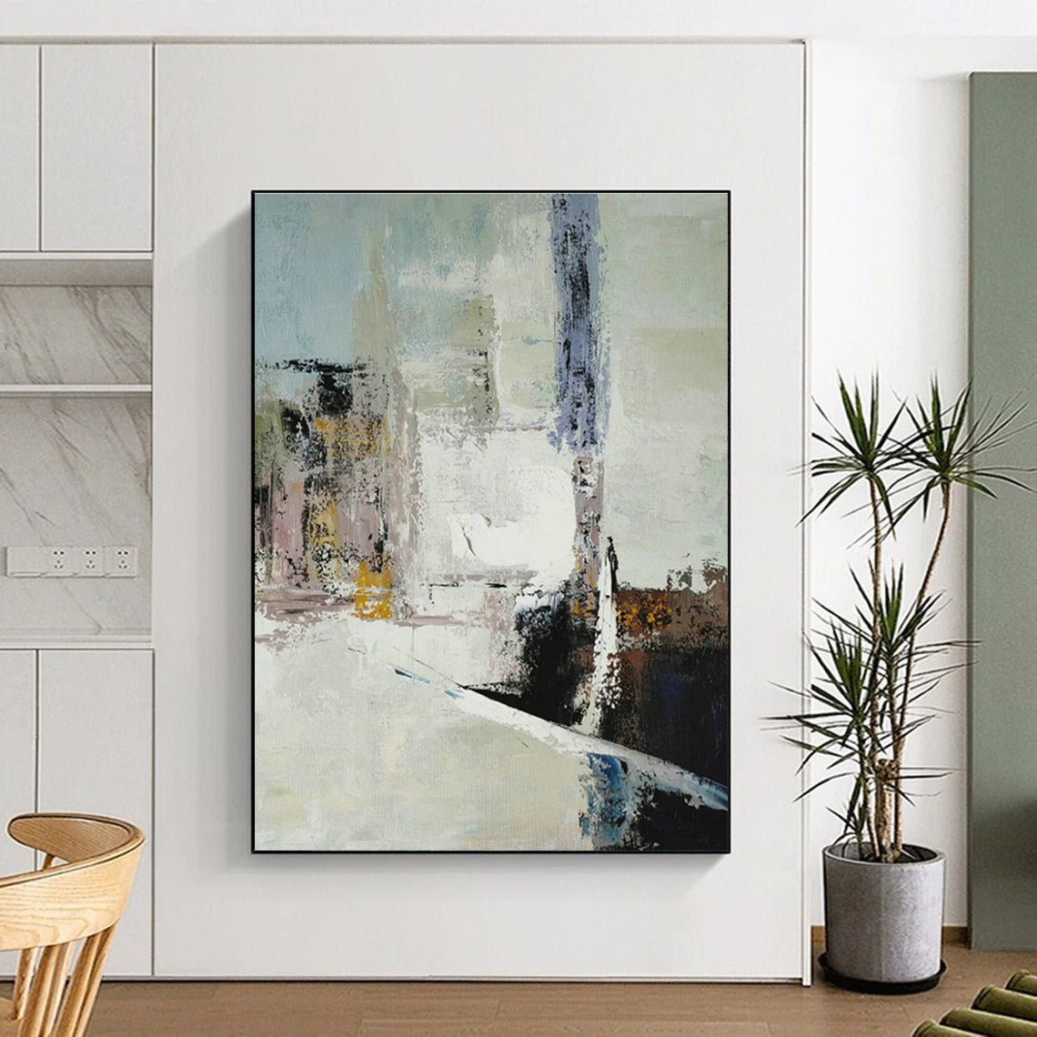 City Impression Abstract Art for Living Room & Studio DLZ0542