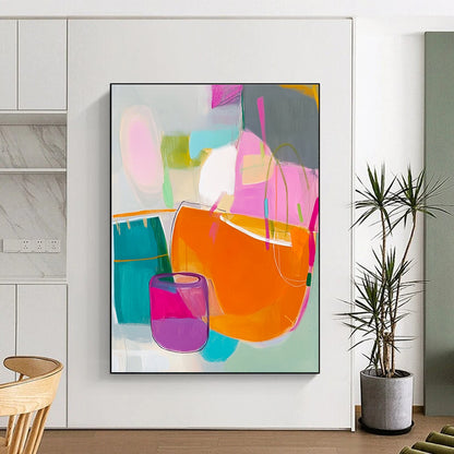 Abstract Still Life with Vessels for Modern Dining Room & Ceramic Gallery STSC788