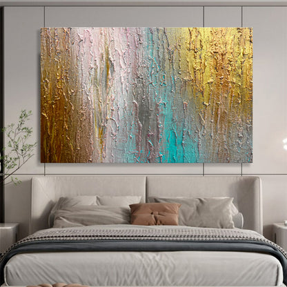 Colorful Textured Art for Creative Studio Collaboration Space Walls DLZ3300