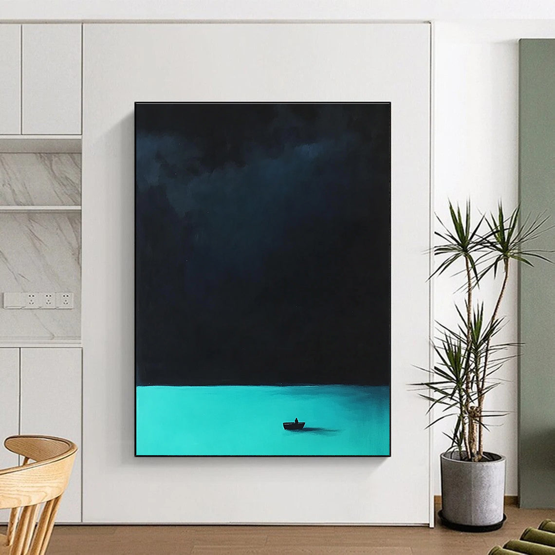 White Egret in Reeds Art for Coastal Home Living Area & Bird - Watching Society STSC1303