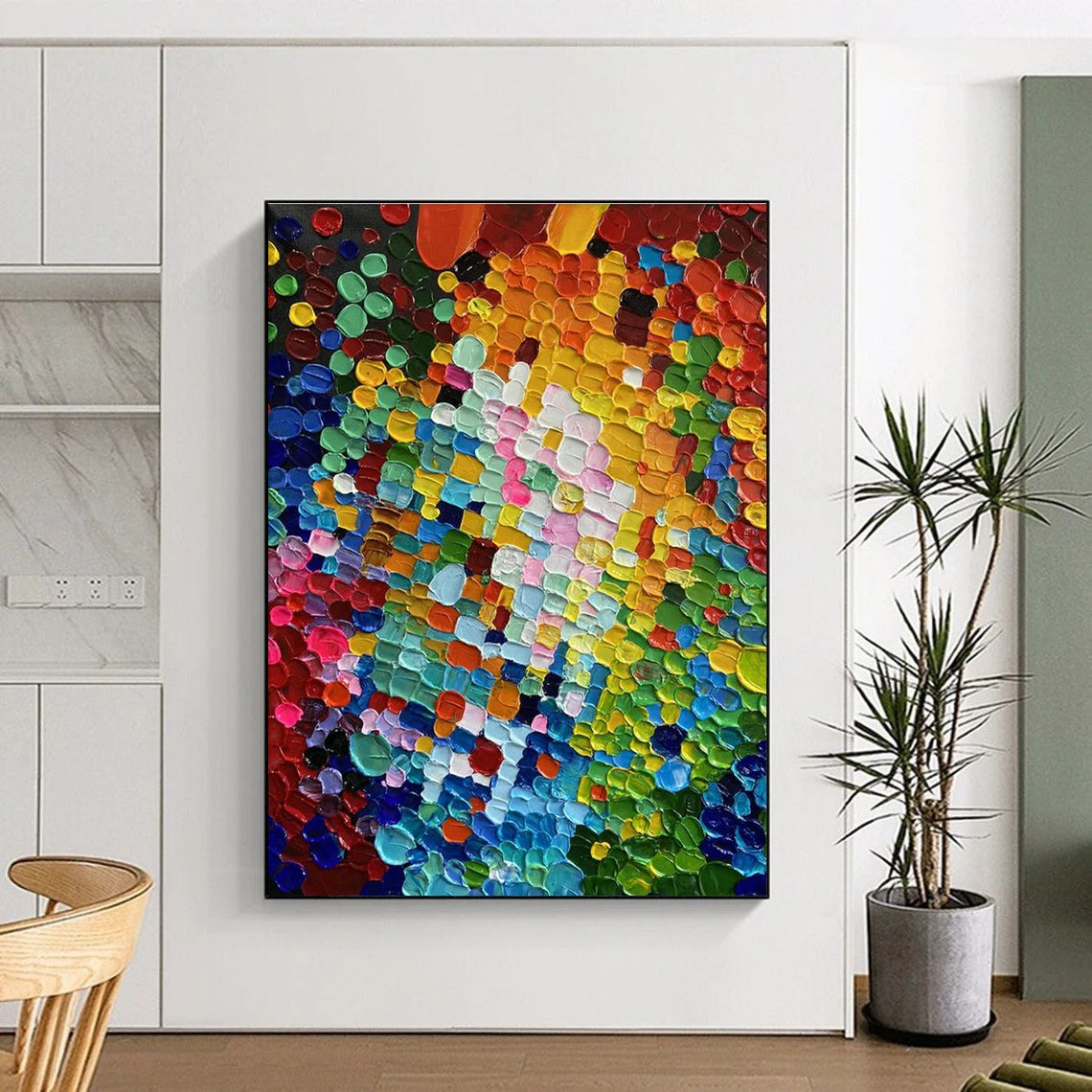 Vibrant Dot - Mosaic Art for Café & Playroom DLZ2292